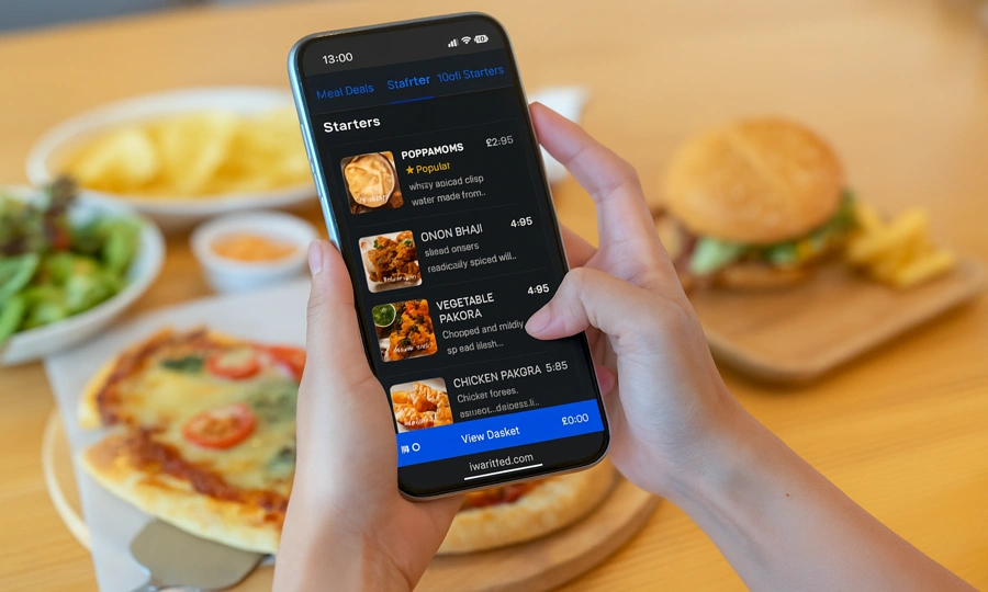 Customers discovering local restaurants online